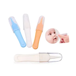 儿童ABS方便鼻钳耳垢清除器婴儿迷你塑料镊子清洁鼻屎