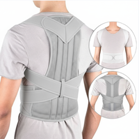 Orthèse Dorsale Professionnelle Respirante Soutien du Dos Protection de la Colonne Vertébrale Correcteur de Posture pour les Douleurs Lombaires et Dorsales