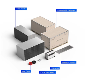 Sistema de Energía Solar Conectado a la Red de 500KW 1MW 2MW, Paquete Completo con Inversor de Cadena Growatt Solis para Uso Comercial - Product Image 5