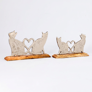 <b>Cat</b> Angel Figure Sculpture Set Modern Customized Size for Home Table <b>Top</b> Easter Christmas Decorations Wholesale - Product Image 1