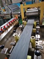 Machine pour fabrication de carreaux de sol en polypropylène PE, WPC