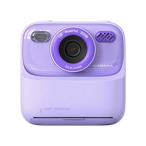 Appareil photo à impression instantanée à double objectif avec carte TF de 32 Go, écran HD de 2.4 pouces et endurance vidéo 3.5H, cadeau d'anniversaire pour garçons et filles - Product Image 1