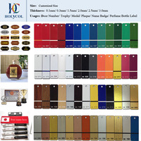 Étiquettes d'identification d'équipement personnalisées, signalétique industrielle et récréative, 2 plis, 3 couches, 2 couches, acrylique, gravure laser, laminés