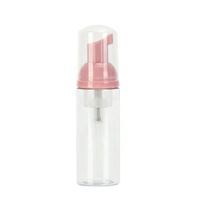 50ml 60ml plastique vide soins de la peau mousse pompe bouteille rose vert nettoyant pour le visage bouteille en plastique savon liquide bouteille