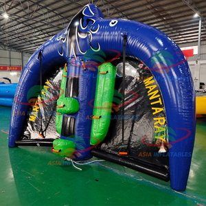 Manta Ray Inflable para Juegos Acuáticos, Remolcable para Esquí Acuático, Bote con Forma de Pez Volador para Deportes Acuáticos - Product Image 2
