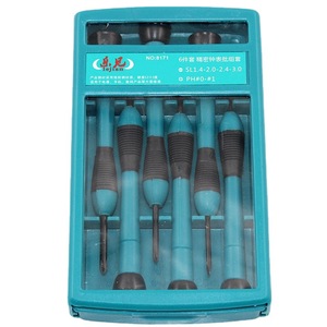 <b>Precision</b> <b>Screwdriver</b> Set 6pcs Sl1.4 Sl2.0 Sl2.4 Sl3.0 Ph0 Ph1 For Mobile Phone Watch Repair Tools - Product Image 2