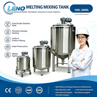 Réservoir de Stockage Industriel à Double Système de Chauffage Vapeur et Huile Thermique Grande Capacité 500L 1000L 2000L pour la Fusion de Cire, Paraffine et Bougies
