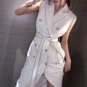 Vestido A3210 Nigeria para Mujer, Vestido Fansi para Mujer, Vestido de Novia Musulmán Libaba para Mujeres Gorditas, Blanco - Product Image 1