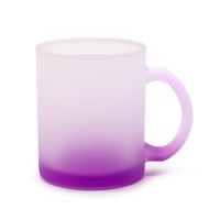 Tasse en verre dépoli écologique de 11oz d'une capacité de 350ml/400ml tasses en céramique de logo de transfert de chaleur de conception classique moderne d'école
