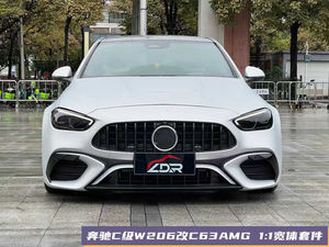 Kit carrosserie pour Mercedes Benz Classe C W206 2022+ Mise à niveau vers C63 2025 <span class=keywords><strong>AMG</strong></span> Nouvelle arrivée Style large Direct usine avec pare-chocs capot - Product Image 2