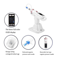 Appareil de mésothérapie portable EZ sans aiguille, pistolet à eau, sérum, machine de mésothérapie de bureau en ABS pour le visage et les lèvres
