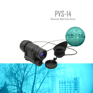 กล้องมองกลางคืน PVS-14 OEM ODM ฟอสเฟอร์สีเขียว/ขาว 50 FOV ปรับความสว่างอัตโนมัติ กันน้ำ ระยะมองเห็น 1000 เมตร พร้อมเคส - Product Image 6