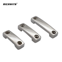 Accessoires nautiques : Plaque de fixation en acier inoxydable pour pont de bateau avec boucle à came