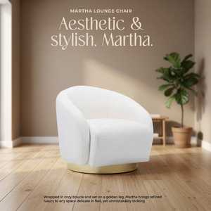 Fauteuil pivotant en tissu capitonné de style nordique moderne et luxueux, avec pieds en métal, pour salon, chambre à coucher, hôtel - Product Image 3