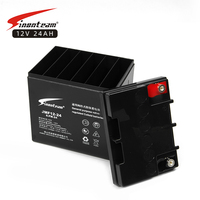 Alimentation électrique 12 volts CC Batterie Exide rechargeable 12V 24Ah Batterie 12V 24Ah à décharge profonde