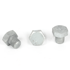 Boulon et écrou en acier au carbone, grade 8.8, galvanisé à chaud, boulon hexagonal à filetage complet GB <span class=keywords><strong>5783</strong></span> - Product Image 4