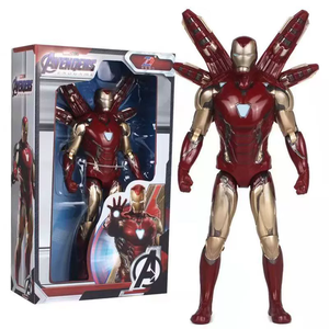 Nuevo Estilo, Figura de Acción de Iron Man de 18 cm, Modelo de PVC, Spider-Man, Capitán América, Hulk, <span class=keywords><strong>Thanos</strong></span>, Set de Juguetes de Anime en Caja - Product Image 6