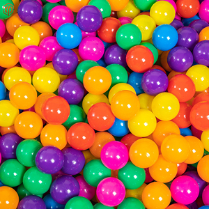 Bolas <span class=keywords><strong>de</strong></span> plástico <span class=keywords><strong>de</strong></span> polietileno <span class=keywords><strong>de</strong></span> 55 mm sin BPA, coloridas, a prueba <span class=keywords><strong>de</strong></span> golpes, <span class=keywords><strong>para</strong></span> piscinas <span class=keywords><strong>de</strong></span> bolas, juguete <span class=keywords><strong>de</strong></span> baño, bolas huecas suaves <span class=keywords><strong>de</strong></span> colores brillantes - Product Image 1