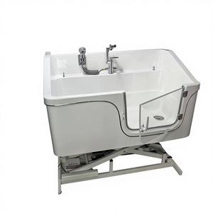 Équipement de toilettage pour animaux de compagnie EUR, baignoire électrique en fibre de verre pour animaux de compagnie, baignoire de toilettage pour chiens, station de lavage, <span class=keywords><strong>spa</strong></span> pour animaux de compagnie, baignoire - Product Image 1