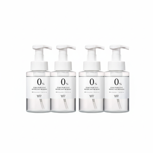 Happy Bath Zero Percent Sapone Liquido Ipoallergenico Schiumogeno per Mani, Confezione da 4, 500ml, Saponetta da Bagno Scontata con Ingredienti Chimici - Product Image 1