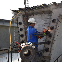 Cales de post-tension à 7 brins pour tête d'ancrage de précontrainte, directement de l'usine, pour la construction de ponts
