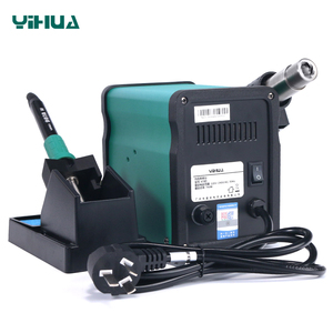 YIHUA 878D 2 in 1 Anti-statis Suhu Konstan Layar Digital SMD Hot Air Gun Soldering Iron Soldering Station - Product Image 4
