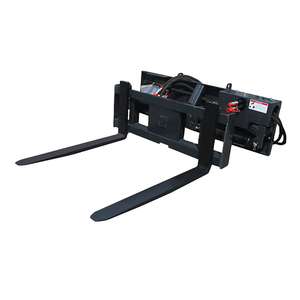 Fourche à palettes rotative hydraulique LandHonor 127 pour mini-chargeuse, longueur de fourche 48 pouces, capacité <span class=keywords><strong>3000</strong></span> lb, accessoire pour engins de construction - Product Image 2