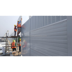 Isolamento acustico eccellente della macchina per la riduzione del rumore del cantiere del metallo del bordo della barriera del suono del ponte e dell'autostrada - Product Image 1