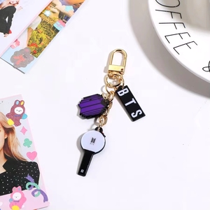 2026 케이팝 스트레이 키즈 트와이스 에이티즈 방탄소년단 잇지 PVC 패션 방수 라이트 스틱 키체인 - Product Image 3