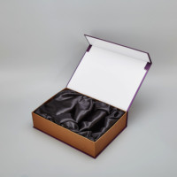 Boîte d'emballage artisanale de haute qualité, recyclable et réutilisable, avec fermeture magnétique, pour présentation de bougies écologiques, gaufrage, garantie commerciale