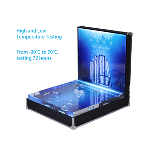 Apex Acrylic mỹ phẩm cửa hàng hiển thị Kệ dẫn hiển thị đứng đánh bóng bề mặt chăm sóc da giá - Product Image 3