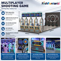 Equipo de Juego Interior, Simulador de Tiro Láser, Juego Interactivo de Entrenamiento de Tiro, Pistolas Láser, Máquina Arcade con Puntuación Digital