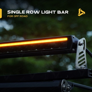 Nouvelle barre lumineuse <span class=keywords><strong>LED</strong></span> haute puissance 12V de 42 pouces à rangée unique pour toit de véhicule tout-terrain, barre de phares et antibrouillard pour 4x4, UTV/véhicule utilitaire - Product Image 2