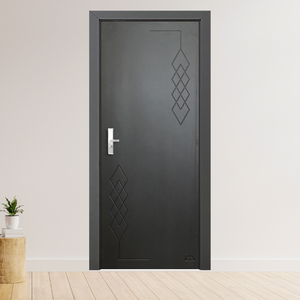 Porte coulissante en MDF moderne à 4 panneaux couleur personnalisée meilleure vente pour l'entrée principale de l'appartement ODM du fabricant vietnamien pour les chambres à coucher - Product Image 1