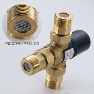 Válvula Mezcladora Termostática Flola de Cobre Puro 4-10mm para HVAC, Calentador de Agua, Válvula de Control de Temperatura de Tres Vías - Product Image 1