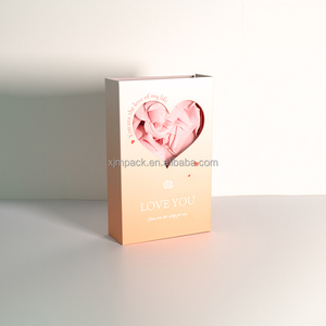 Boîte en papier écologique FSC avec fermeture magnétique pour bijoux, <span class=keywords><strong>couvercle</strong></span> rabattable personnalisé - Product Image 1