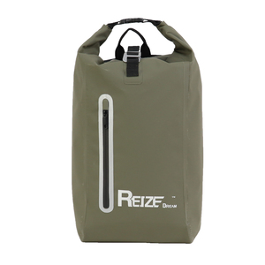 Cadre de vélo sec recyclé de qualité IPX6 500D bâche PVC extérieur noir ouest vélo <span class=keywords><strong>Camping</strong></span> sac fourre-tout étanche sac à dos - Product Image 1