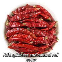 Piments rouges séchés naturellement de haute qualité de la marque Zhongbotang, provenant de la province du Hunan, vente en gros pour épices, plats mijotés et hot pot