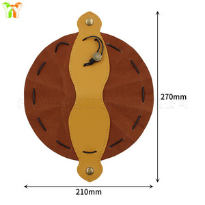 In stock PU leather game dice drawstring storage bag, simple and portable coin, earphone, jewelry accessory storage bag. - Product Image 5