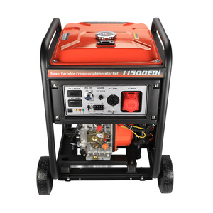 220V 380V 8.5KW Portable Generator 498cc Start With EU <b>Socket</b> & Wheels 12V Output - Product Image 2