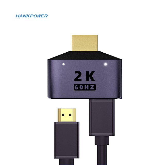 High Quality 1 to 2 HD MI Splitter Adapter 1 Male to Dual Female HD-MI Video Splitter Adapter for HDTV Laptop