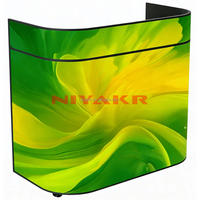 Pantalla LED P1.86 de Alto Brillo HDR para Cabina de DJ, Video Wall sin Costuras, para Discotecas, Clubes, Eventos, Escenarios, con Soporte de Piso y Mostrador