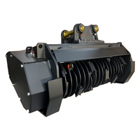 Broyeur de bois forestier de 890 kg, machine de défrichage, garantie 1 an, alimenté à l'essence, système d'alimentation hydraulique IOT, pompe