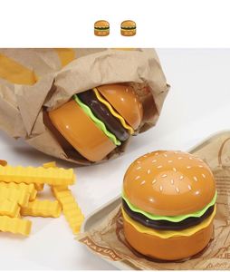 Lampe de bureau multifonctionnelle en forme de hamburger |   Lampe LED, taille-crayon, rangement |   Mignon et pratique pour les enfants et les adultes - Product Image 4