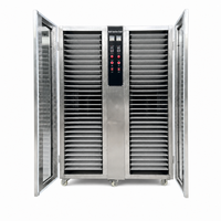 Déshydrateur alimentaire grande capacité 40 plateaux, 8 ventilateurs, flux d'air uniforme, pour viande séchée, poisson, fruits de mer, légumes, viande, 5000W