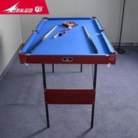 Mesa de billar plegable para interiores de 55 pulgadas, mesa de billar de 4,5 pies, mesa de juego de billar para interiores