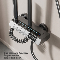 Nouvel arrivage recommandé : Ensemble de douche 4 fonctions Piano Key Rain 847 avec lumière d'ambiance LED et douchette à main pour salle de bain domestique