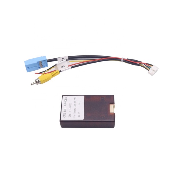 Car LVDS to CVBS Cable 360 Panoramic Reversing Camera Decoder Canbus Box for Toyota Prado Land Cruiser 150 Accessories Kits