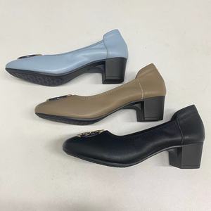 Da donna in pelle di mucca da 4cm con tacco grosso slip antiscivolo scarpe da lavoro professionali con fondo morbido per le signore dell'<span class=keywords><strong>hotel</strong></span> della compagnia aerea dell'ospedale - Product Image 5