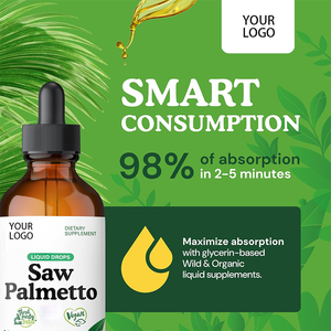 OEM бесплатный образец травяных добавок, пилка, экстракт пальметто, капля жидкости для поддержания здоровья мочеиспускания простаты и роста волос - Product Image 3